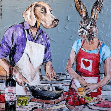 They were ready to make a feast